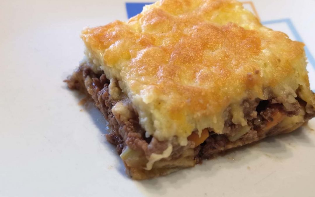 Step By Step Recipe Cottage Pie With Gratin Cheese Delicious