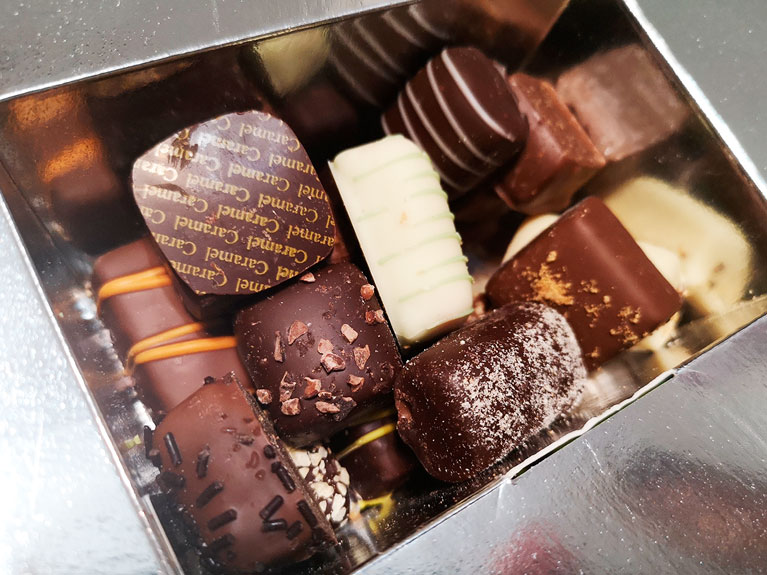 chocolate, el producto estrella de la comida típica de Bélgica que comer en Bruselas