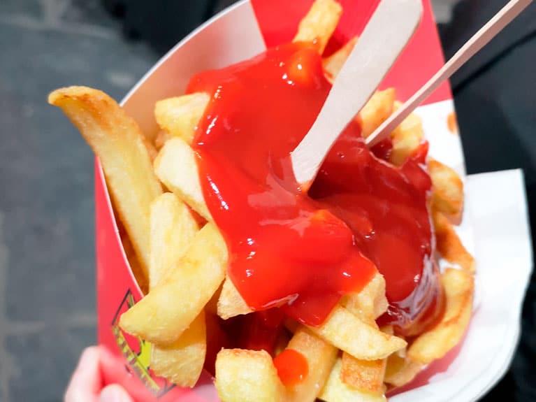 what to eat in Belgium, fries