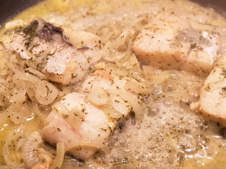 Hake with onions. The easiest fish recipe!, step 7