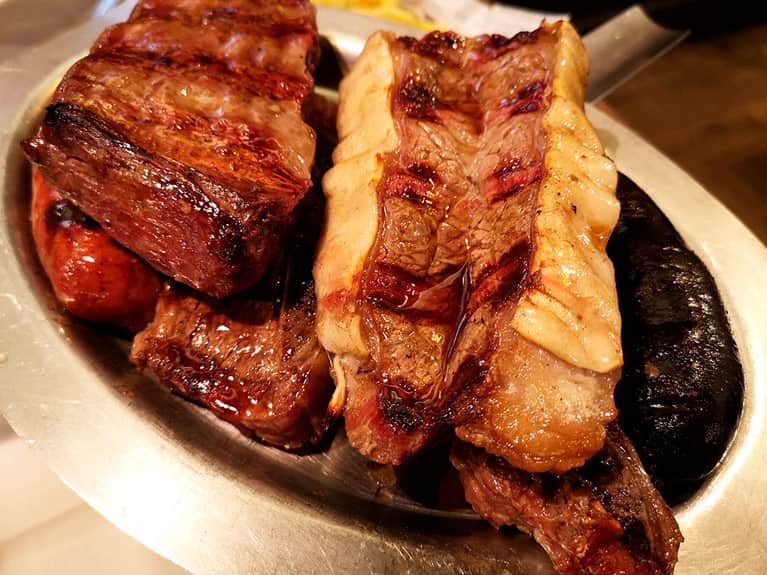 La Cabaña Argentina, the best Argentinian restaurant in Madrid, parrilada de carne