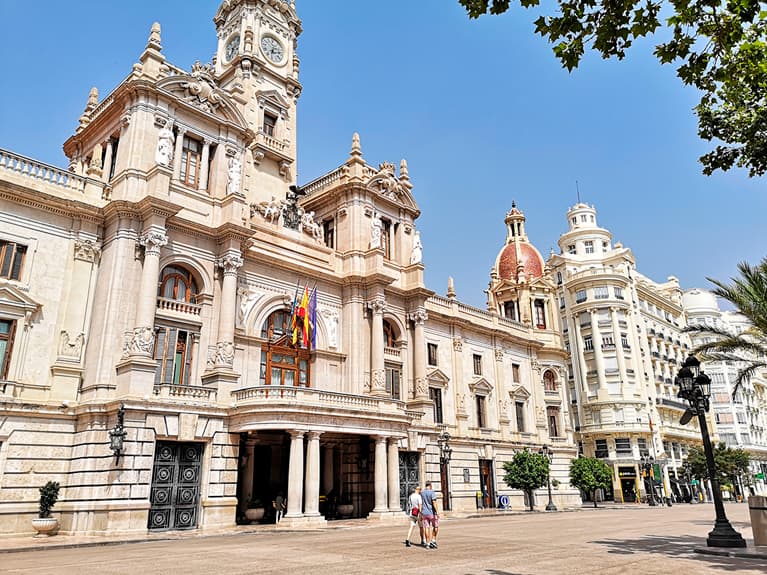 Walking around Town Hall Square is something you have to do in Valencia.