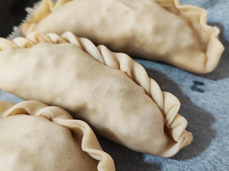 Step 13 of the recipe to make Argentinian beef empanadas