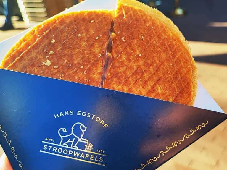 If you want to try typical Dutch food, stroopwafels are the first thing to eat in Amsterdam.