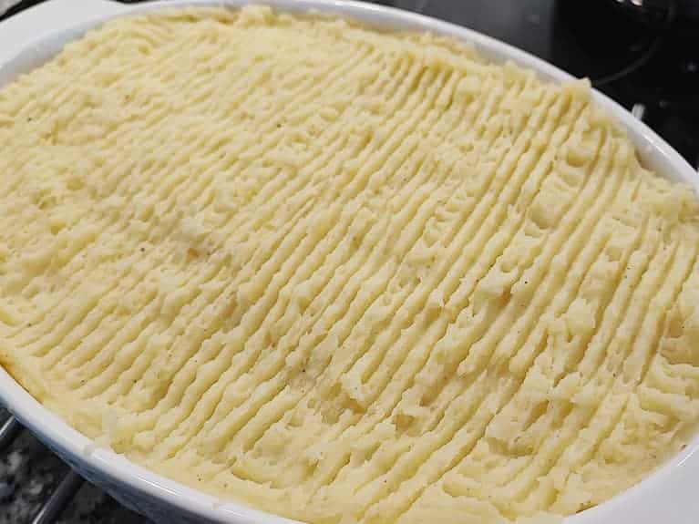 Cottage pie, step 11 of this English recipe