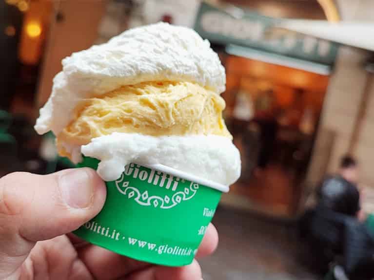 What to eat in Rome? Gelato, the most famous Italian dessert in the world