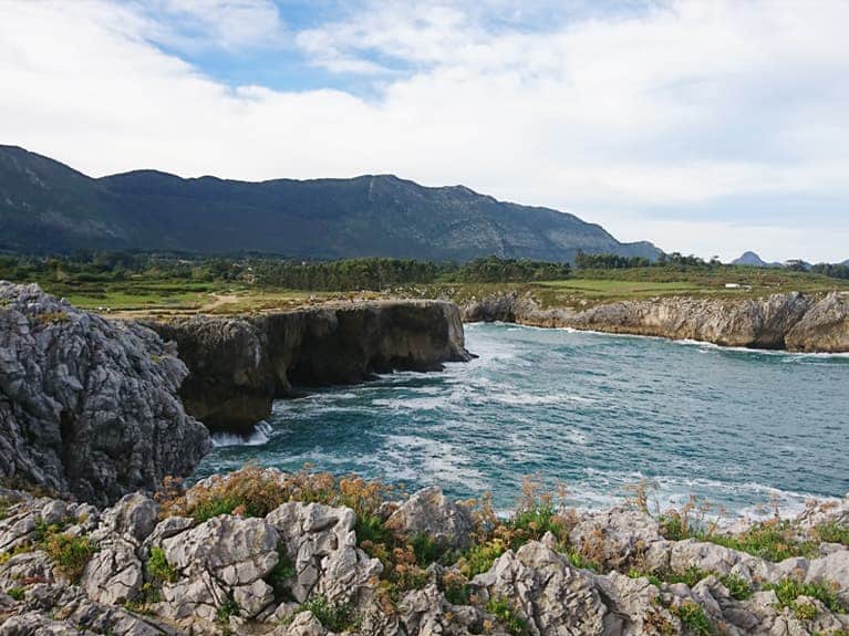 Marvel with Bufones de Pría, one of the most impressive cliffs to see in Asturias