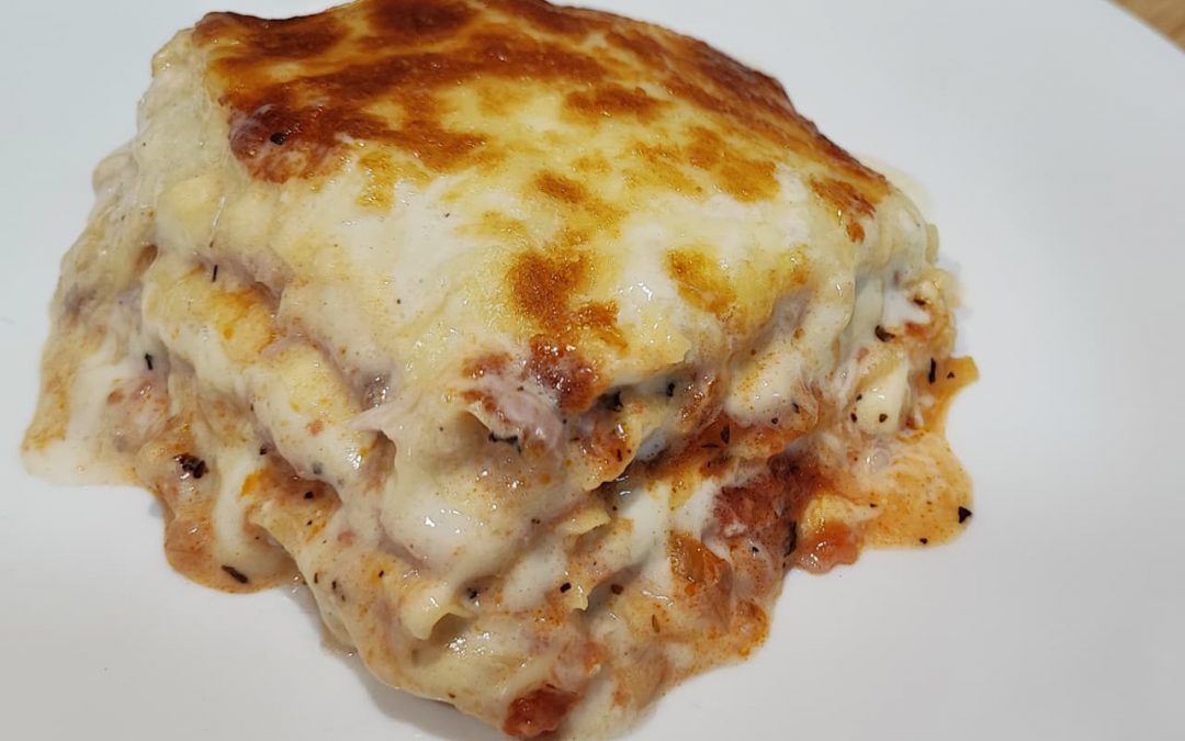 Ham and Cheese Lasagne. Discover the easiest lasagne recipe!